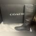 Coach Shoes | Coach Flynn Leather Riding Boots | Color: Black | Size: 8.5