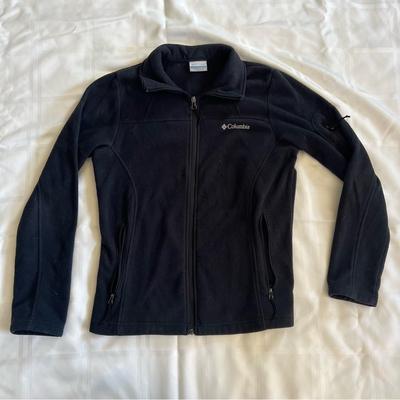 Columbia Jackets & Coats | Black Colombia Fleece Zip Up | Color: Black | Size: M