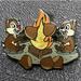 Disney Jewelry | Disney Chip And Dale Campfire Holiday Mystery Trading Pin | Color: Brown/Tan | Size: Os