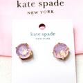 Kate Spade Jewelry | Kate Spade Pink Opal Gum Drop Earrings | Color: Pink | Size: Os