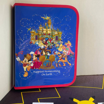 Disney Office | Disneyland Resort 50 Happiest Homecoming On Earth 3 Ring Binder | Color: Blue | Size: Os