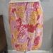 Lilly Pulitzer Skirts | Lilly Pulitzer Womens Size 4 Skirt Pink/Orange 100% Cotton | Color: Pink | Size: 4