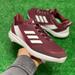 Adidas Shoes | Adidas Icon 7 Mens Metal Baseball Cleats Burgundy Red White Fz1555 New Size 11 | Color: Red/White | Size: 11