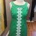 Lilly Pulitzer Dresses | Lilly Pulitzer Euc Kelly Green W/White Embroidery | Color: Green/White | Size: 4