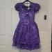 Disney Dresses | Disney Purple Minnie Mouse Deluxe Adult Costume With Matching Ears- L/G 12-14 | Color: Purple/Silver | Size: L