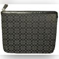 Coach Cell Phones & Accessories | Black Signature Coach Tablet Ipad Case Sleeve With Logo [Black] | Color: Black | Size: Os