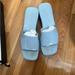 Gucci Shoes | Gucci Rubber Slide Sandals | Color: Blue | Size: 7.5