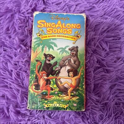Disney Other | Disney's Sing Along Songs- The Bare Necessities Vhs | Color: Blue/Green | Size: Os