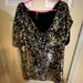 Free People Dresses | Gold Sequin Free People Dress | Color: Gold | Size: Xs