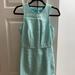 J. Crew Dresses | J Crew Metelasse Sheath Dress A4898 Sea Foam Green Turquoise Womens Size 0 | Color: Blue | Size: 0