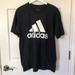 Adidas Shirts | Adidas Logo The-Go-To Tee | Color: Black/White | Size: L