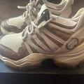 Coach Shoes | Authentic Coach Sneakers Casual Cute And Chunkynib Never Worn.. | Color: Cream/Tan | Size: 9.5