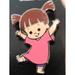 Disney Jewelry | Disney Trading Pin 00001 Monsters Inc Boo Toddler Pink Dress Disneyland Resort | Color: Pink/Red | Size: Os