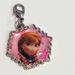 Disney Jewelry | Disney's Frozen Pink Anna Charm Bracelet Necklace Add A Charm Clip | Color: Pink/Silver | Size: Os