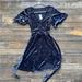 American Eagle Outfitters Dresses | American Eagle Outfitters Blue Velvet Dress | Color: Blue | Size: S
