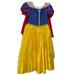 Disney Costumes | Disney Deluxe Snow White Princess Dress Costume Size 9/10 | Color: Gold/Red | Size: 9/10