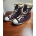 Converse Shoes | Converse All Star Chuck Taylor Women Brown Suede Sherpa Lined Hi Tops Size 9 | Color: Brown | Size: 9