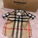 Burberry Shirts & Tops | Baby Size 12 Months New | Color: Brown/Cream | Size: 12-18mb