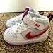 Nike Shoes | Brand New! Nike Toddler Court Borough Mid 2 Sneakers Size Toddler 6. | Color: Pink/White | Size: 6bb