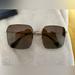 Burberry Accessories | Burberry Wire Sunglasses | Color: Brown/Cream | Size: Os