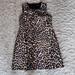 J. Crew Dresses | J Crew Animal Print Dress | Color: Black/Cream | Size: 6