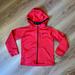 Nike Shirts & Tops | Kids Nike Red Hooded Zip Up. Size 7/L. Used. | Color: Black/Red | Size: Kids 7/L