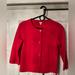 J. Crew Jackets & Coats | J Crew Red Sweater Jacket | Color: Red | Size: S