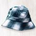 American Eagle Outfitters Accessories | American Eagle 1977 Plaid Bucket Hat | Color: Gray/Green | Size: Os