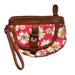 American Eagle Outfitters Accessories | American Eagle Wristlet Pink And White Flowers With Faux Leather Ditsy Floral | Color: Pink/White | Size: Os