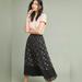 Anthropologie Skirts | Anthropologie Celestial Star Skirt By Ranna Gill | Color: Black/White | Size: Xl