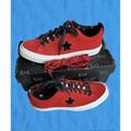 Converse Shoes | Converse Hello Kitty One Star Ox Fiery Red Shoes Men 7.5 Women 9.5 W/ Box Laces | Color: Red | Size: 7.5