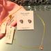 Kate Spade Jewelry | Kate Spade-Jewelry Set -Heart Shaped Pendant Necklace And Earrings Set(Nwt) | Color: Pink | Size: Os