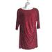 Ralph Lauren Dresses | Lauren Ralph Lauren Women's Midi Dress Plus 18w Paisley Red Ruched Lined Stretch | Color: Red | Size: 18w