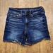 American Eagle Outfitters Shorts | American Eagle Super Stretch Midi Denim Jean Shorts - 00 | Color: Blue | Size: 00j