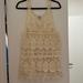 Free People Dresses | Free People Cream Lace Sleeveless Coverup Dress Size Small | Color: Cream/Tan | Size: S