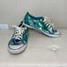 Coach Shoes | Coach Barrett Blue Green Monogram Sneakers Size 10 B | Color: Blue/Green | Size: 10