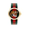 Gucci Accessories | Gucci Men’s Timeless Tiger Watch Nwt | Color: Green/Red | Size: Os