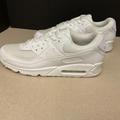 Nike Shoes | New! Display! Mens Nike Air Max 90 “Triple White” Running Shoes. Size 13. Nice!! | Color: White | Size: 13