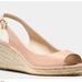 Coach Shoes | Coach Blush Patent Wedges Shoes Peach Pink With Box Sz 8 | Color: Pink | Size: 8