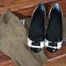 Gucci Shoes | Gucci Moca Pelle Cuoio Venice Soft/Kid Scamoscia Black/White Flats Size | Color: Black/White | Size: 7.5