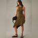 Anthropologie Dresses | Anthropologie Sleeveless Side-Ruched Dress Sz Mp | Color: Green | Size: Mp