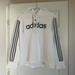 Adidas Tops | Brand New Women’s Adidas Hoodie | Color: Black/White | Size: Xl