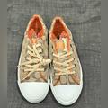 Coach Shoes | Coach Brown Canvas Logo Sneakers Shoes | Color: Brown/Tan | Size: 9