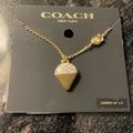 Coach Jewelry | Coach Ice Cream Theme Necklace | Color: Gold | Size: Os