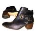 Coach Shoes | Coach Pauline Leather Ankle Boots Zip Up Size 5.5b | Color: Black/Gold | Size: 5.5