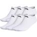 Adidas Underwear & Socks | Adidas Men's Superlite No Show Socks (6-Pair) New With Tags Size 6 To 12 | Color: Black/White | Size: 6 To 12