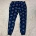 Disney Intimates & Sleepwear | Disney Stitch Pajama Bottoms Adult Large 12-14 Blue Pants Navy Sleepwear Womens | Color: Blue | Size: L