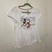 Disney Tops | Disney || Mickey Mouse Graphic Tee.Size Medium. With Cool Detailing On The Back | Color: Red/White | Size: M