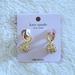 Kate Spade Jewelry | Kate Spade "On The Dot" Sphere Huggie Hoop Earrings | Color: Gold | Size: Approx 1" Drop