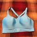 Under Armour Intimates & Sleepwear | Light Blue Underarmour Sports Bra. Clasp In Back. Size Medium. | Color: Blue | Size: M